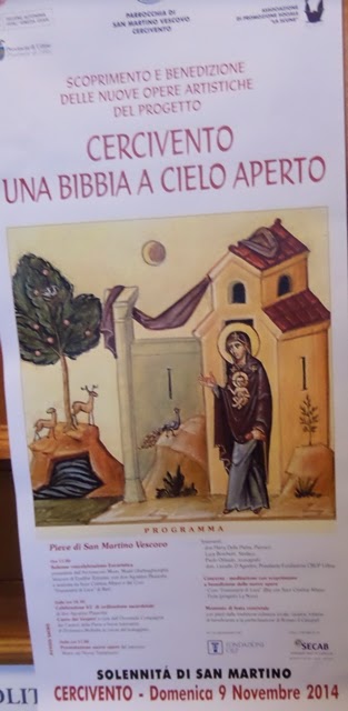 CERCIVENTO (UD): UNA BIBBIA A CIELO APERTO 9 novembre 2014