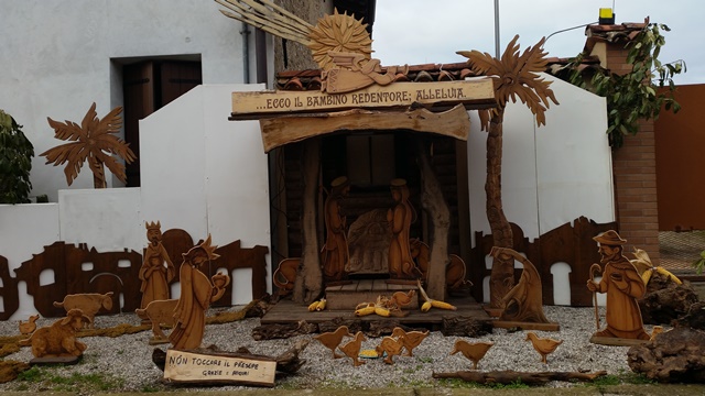Presepio a Pozzo di Codroiupo (UD) in Via San Rocco