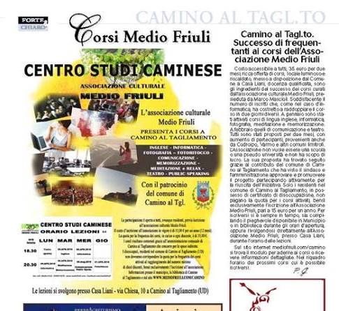FORTE E CHIARO, mensile del Medio Friuli marzo 2016