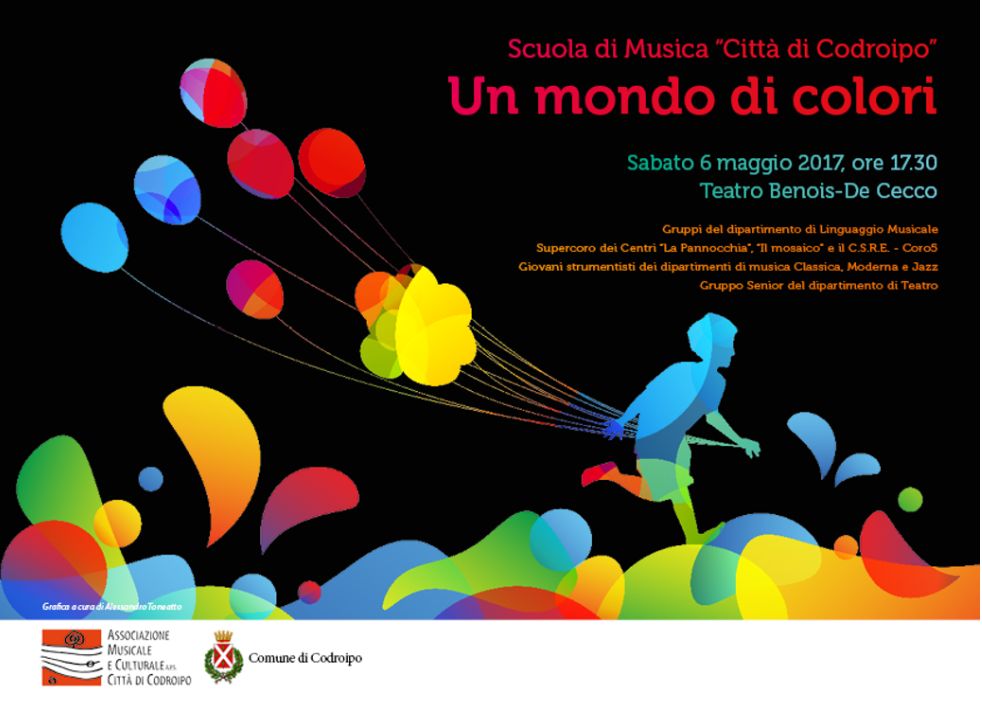 CODROIPO (UD) CONCERTO CORALE “UN MONDO DI COLORI” Scuola di Musica “Città di Codroipo” – 6 maggio 2017