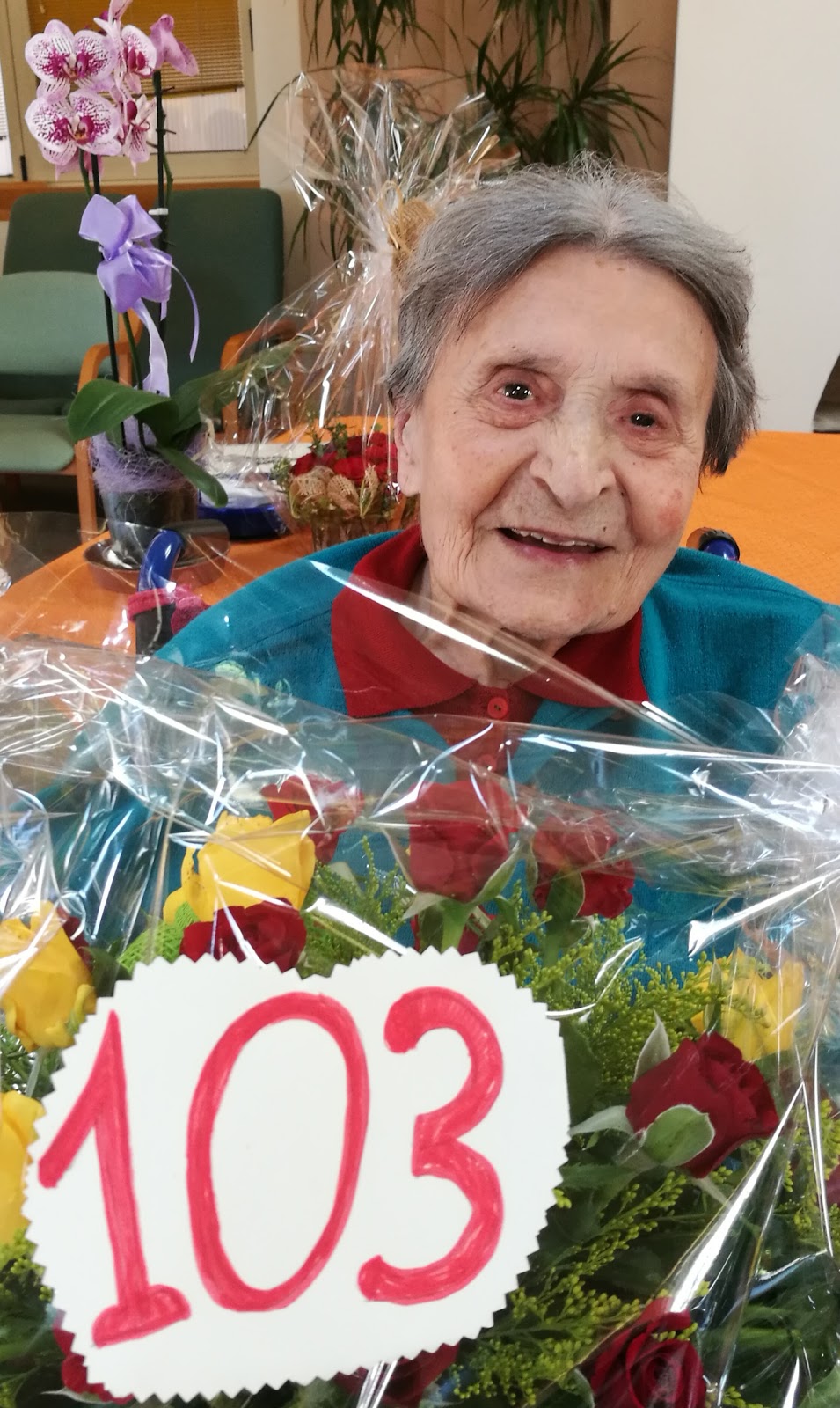 ROSANNA PERESSINI soffia su 103 candeline – 22 agosto 2017 – BUGNINS VECCHIO di Camino al T (UD)