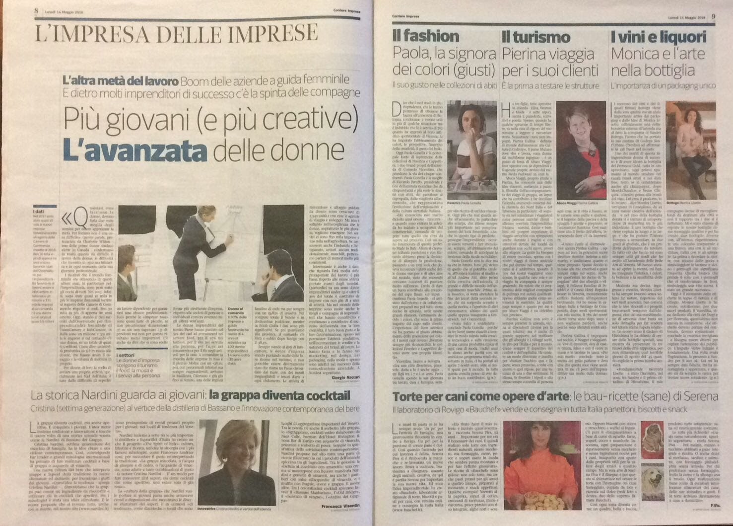 Dal CORRIERE DELLA SERA 14 maggio 2018 – L’Impresa delle imprese