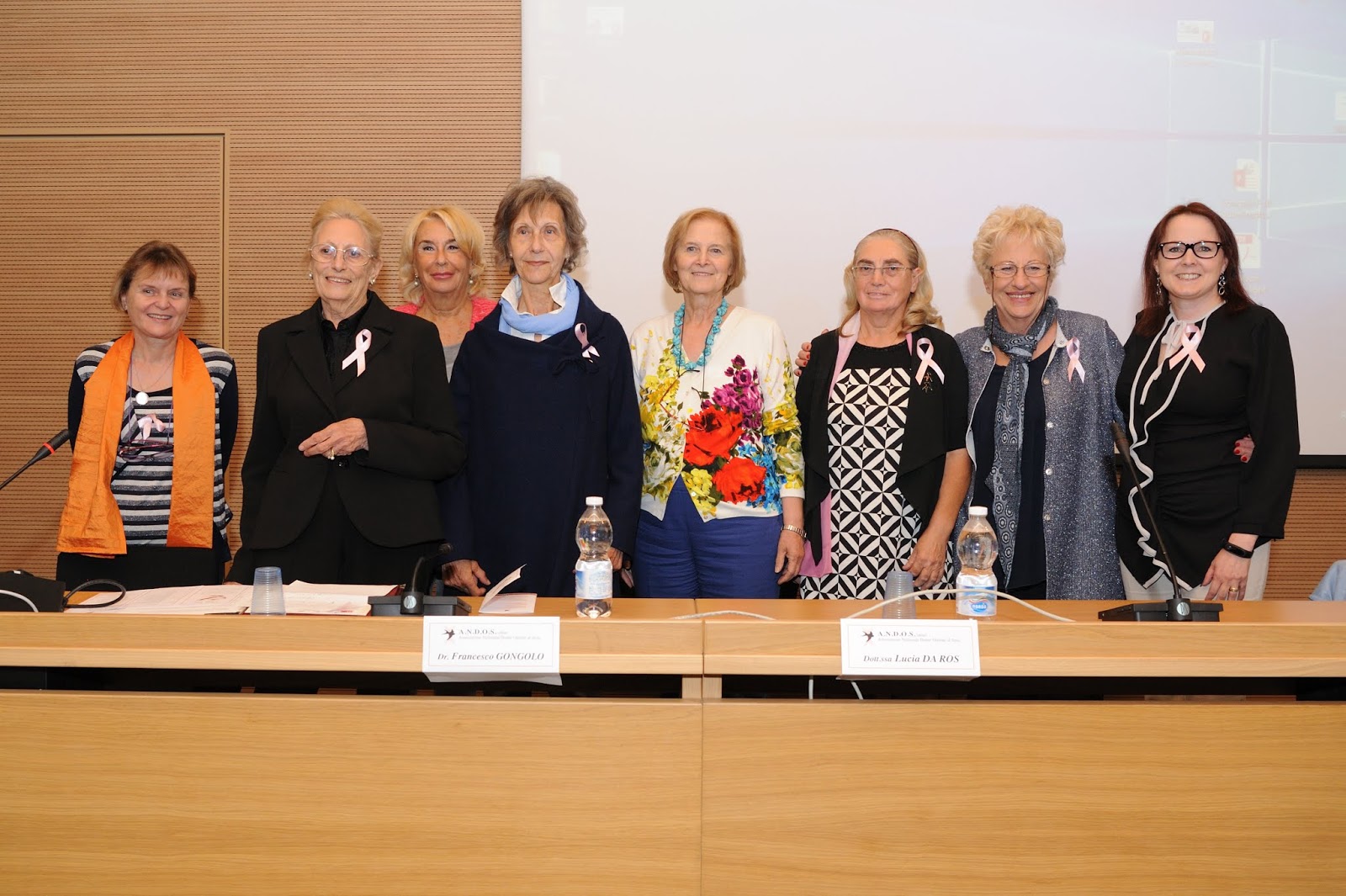CODROIPO (UD) LE DONNE E GLI ALLEATI DELLA LORO SALUTE AL CONVEGNO A.N.D.O.S. a VILLA MANIN 29 settembre 2018
