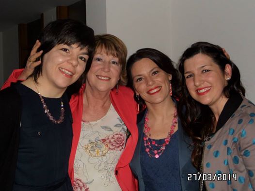 Con Giada, Elisa, Vanessa 27 mag 2014