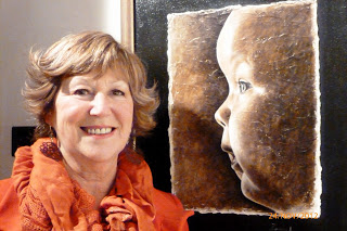 Castello di Colloredo M.Albano (Ud) con un quadro di Anna Zamolo