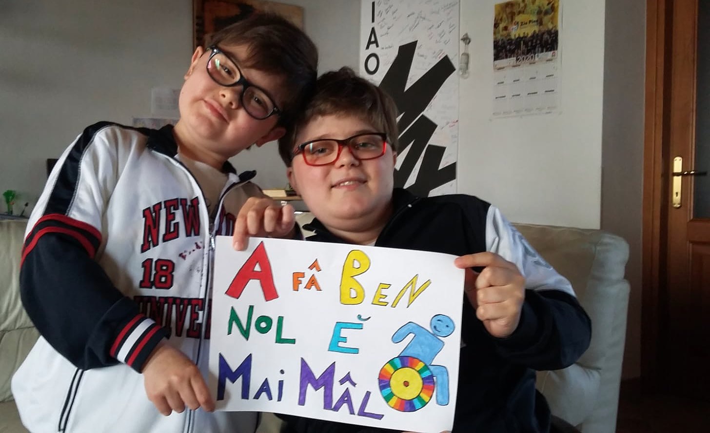 CODROIPO – RIVOLTO (UD) – RICCARDO E GIACOMO TIBURZIO, artisti del Logo “A FA BEN NOL È MAI MAL”
