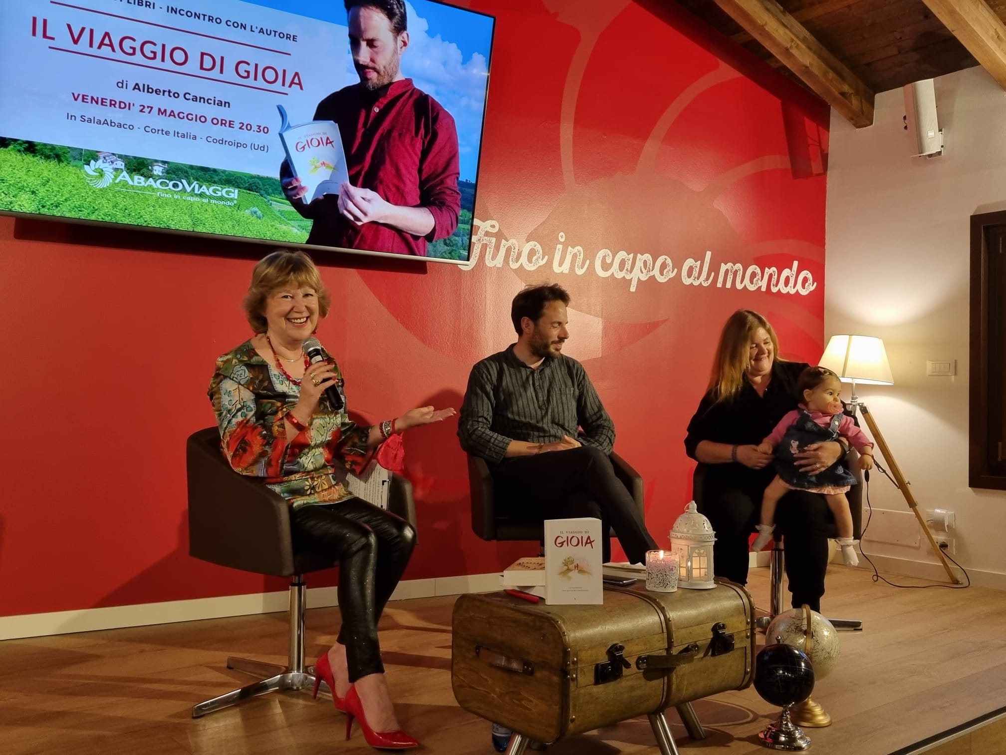Codroipo (Ud) Presentato il libro GIOIA di Alberto Cancian