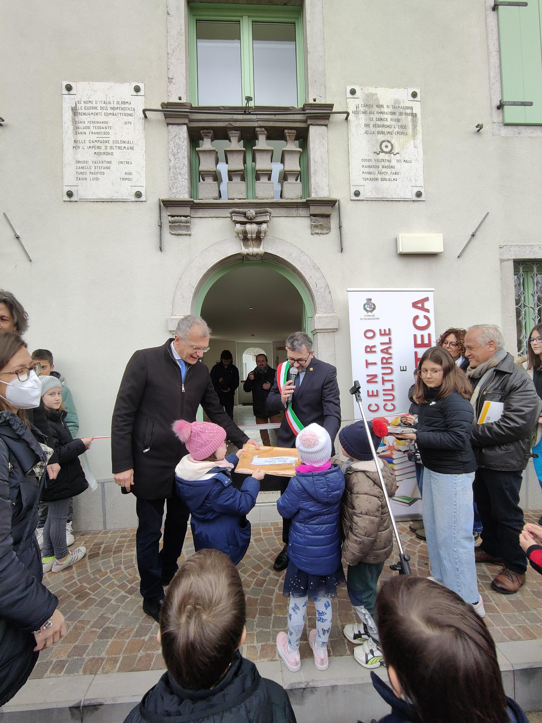 Talmassons (Ud) Inaugurato il nuovo centro culturale 26 febbr 23